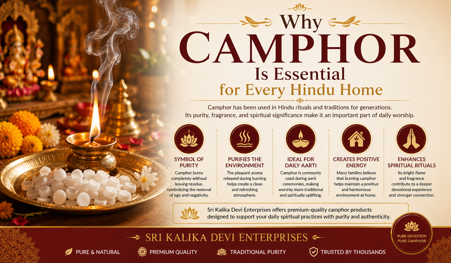 Why Camphor Is Essential for Every Hindu Home