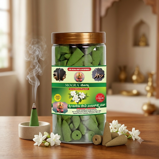 Mogra Premium Dhoop Batti Cones Jar