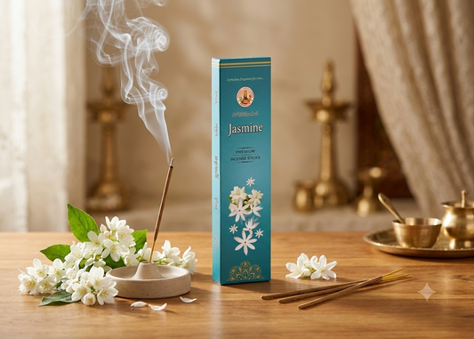 Title: Jasmine Premium Incense Sticks (Agarbathi)